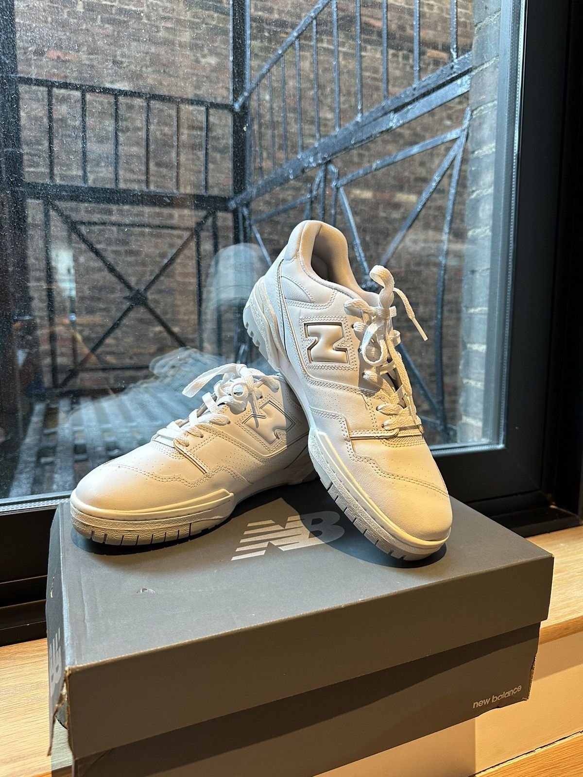 new balance 550 white grey