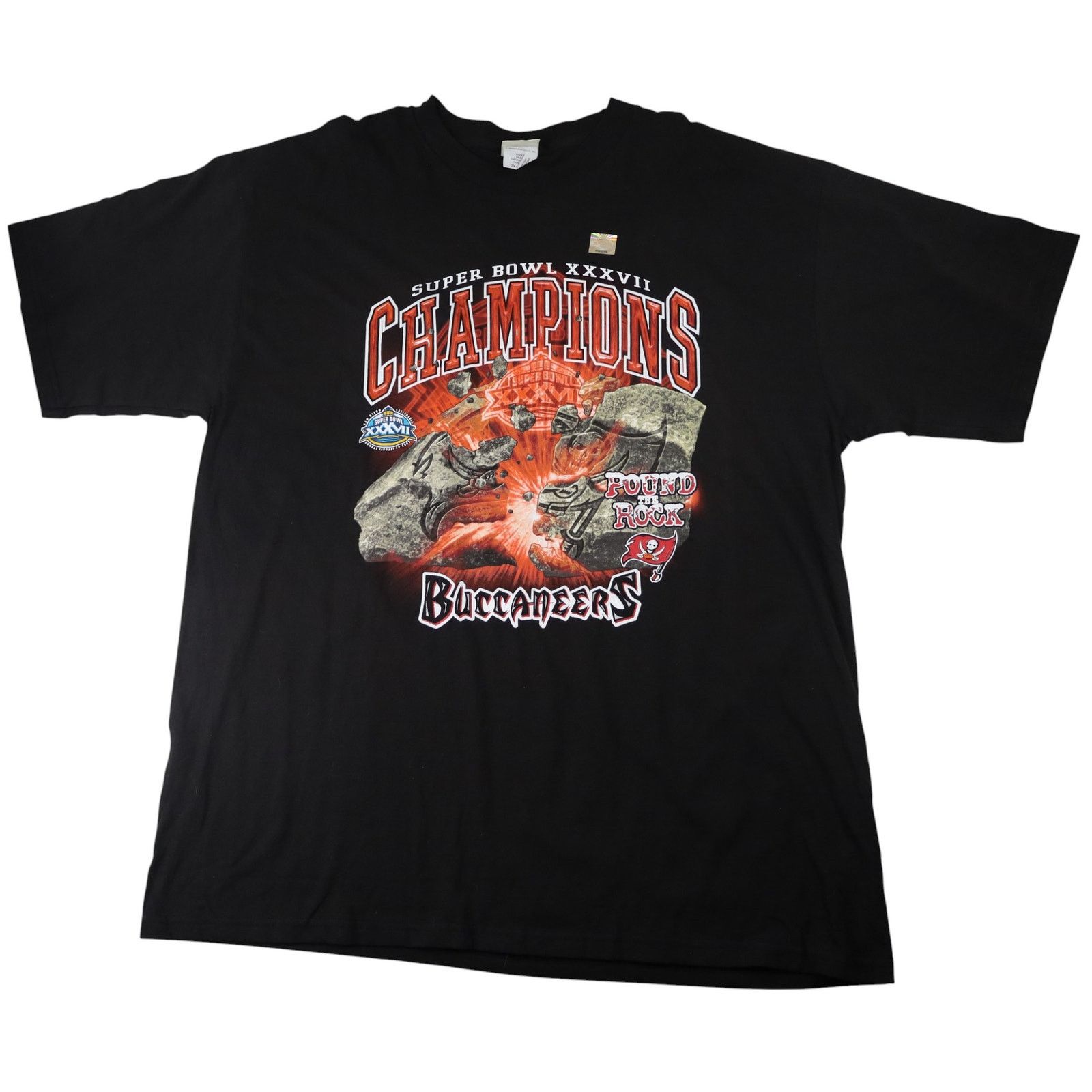 NFL × Vintage Vintage Y2k NFL Buccaneers Super Bowl Champions Graphic T Size US XXL / EU 58 / 5 - 1 Thumbnail