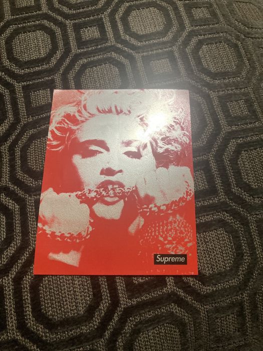 Supreme store madonna sticker