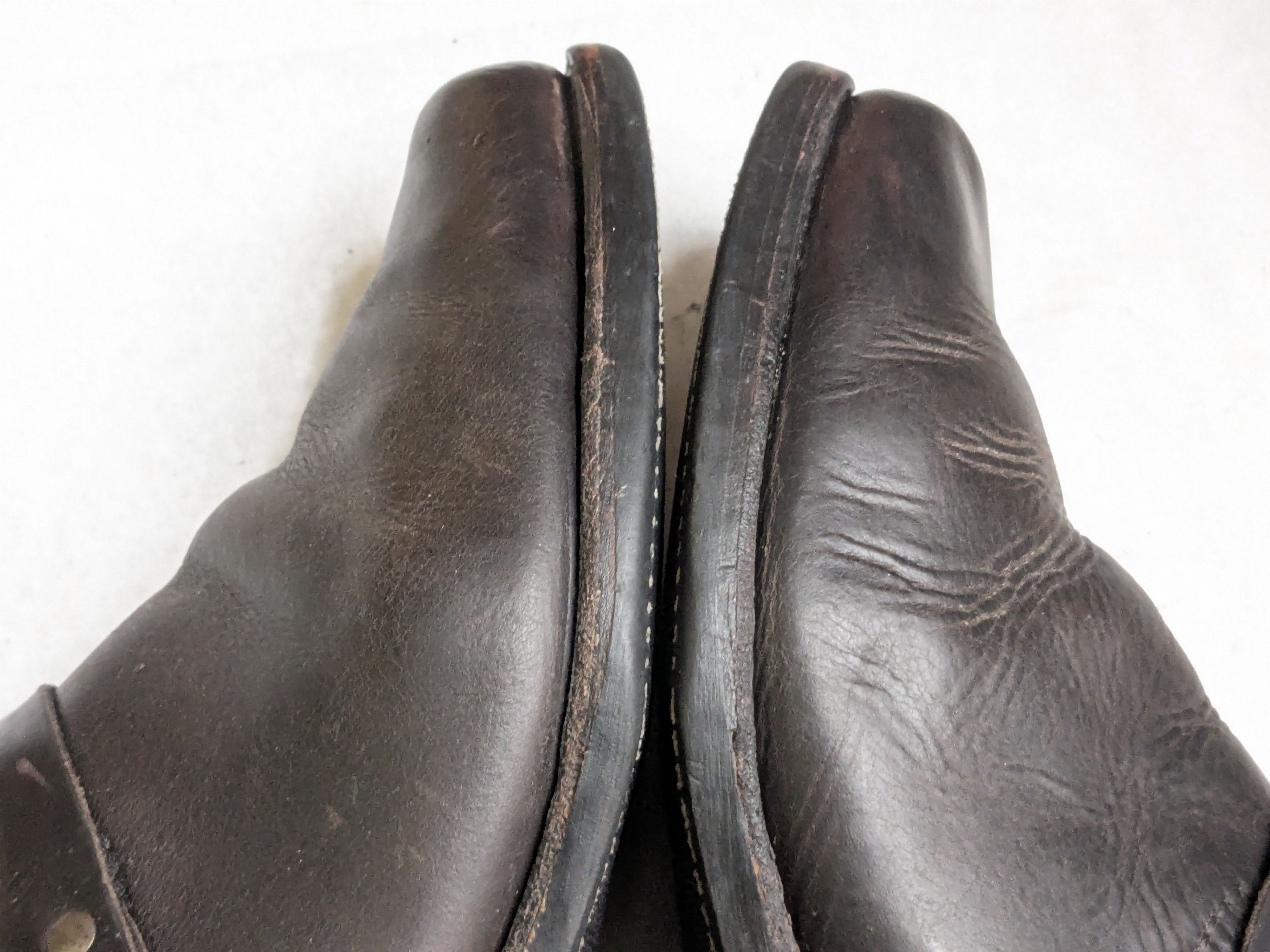 Frye Frye Harness Boots Brown 12 M Leather Strap Rubber Size US 12 / EU 45 - 8 Thumbnail