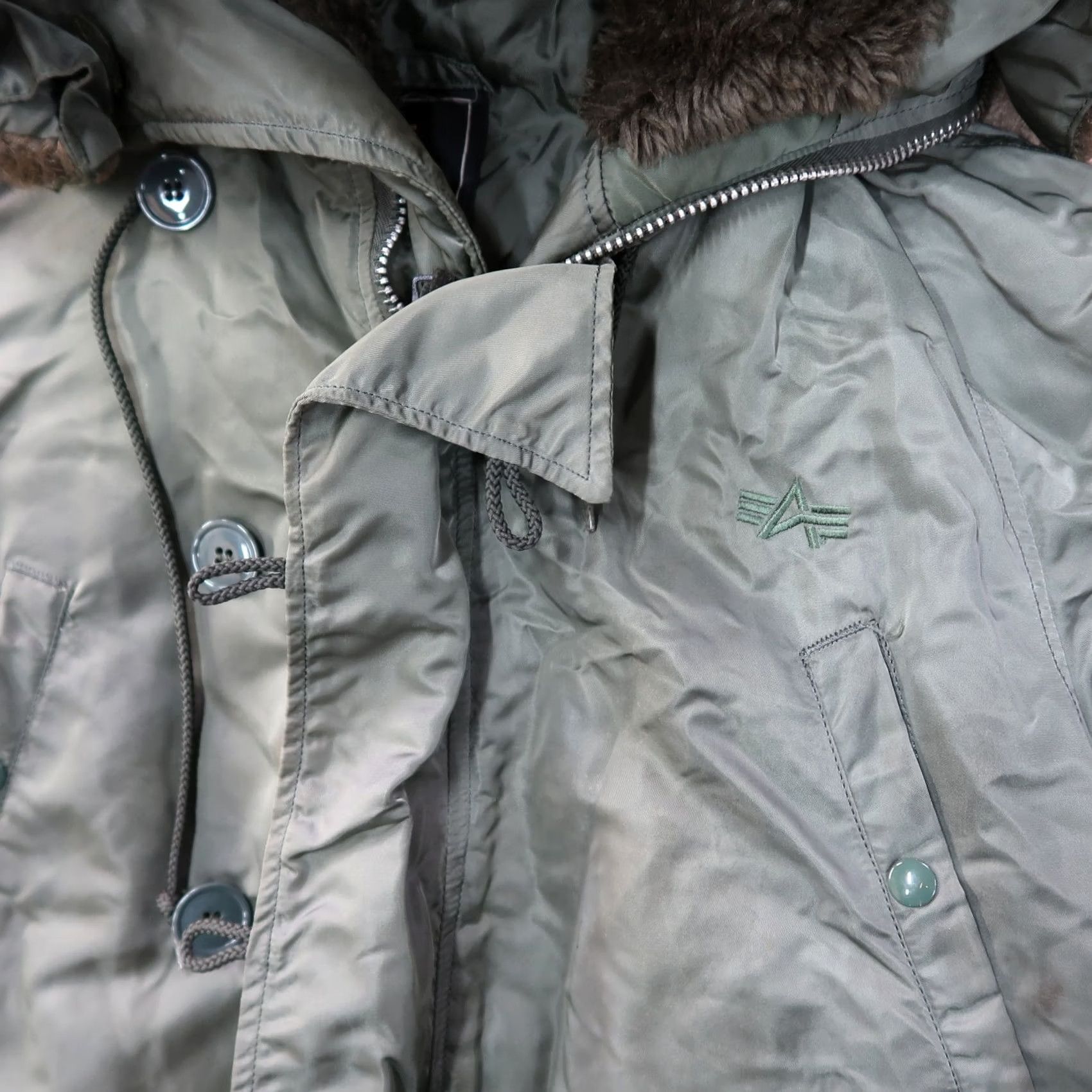 Alpha Industries VINTAGE Alpha Industries Jacket Men M N-3B Parka Extreme Cold Weather Fur Hood Size US M / EU 48-50 / 2 - 5 Thumbnail