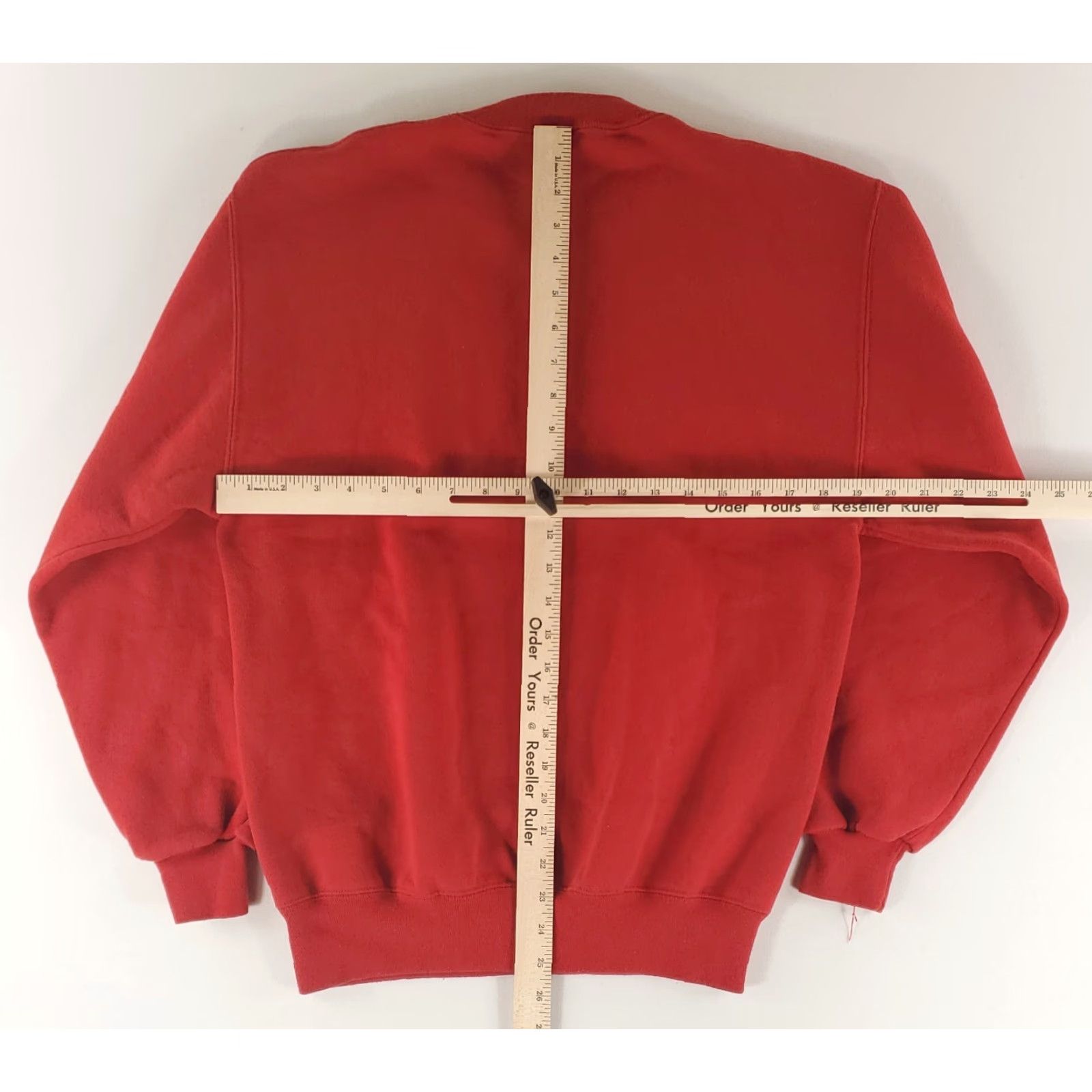 Russell Athletic VINTAGE Russell Athletic Sweatshirt Crew Neck Red Made USA Mens M 90s Size US M / EU 48-50 / 2 - 7 Thumbnail