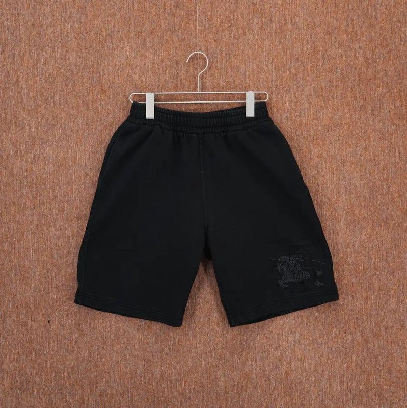 Burberry Burberry Black Embroidered Men's Shorts Size US 26 / EU 42 - 1 Thumbnail
