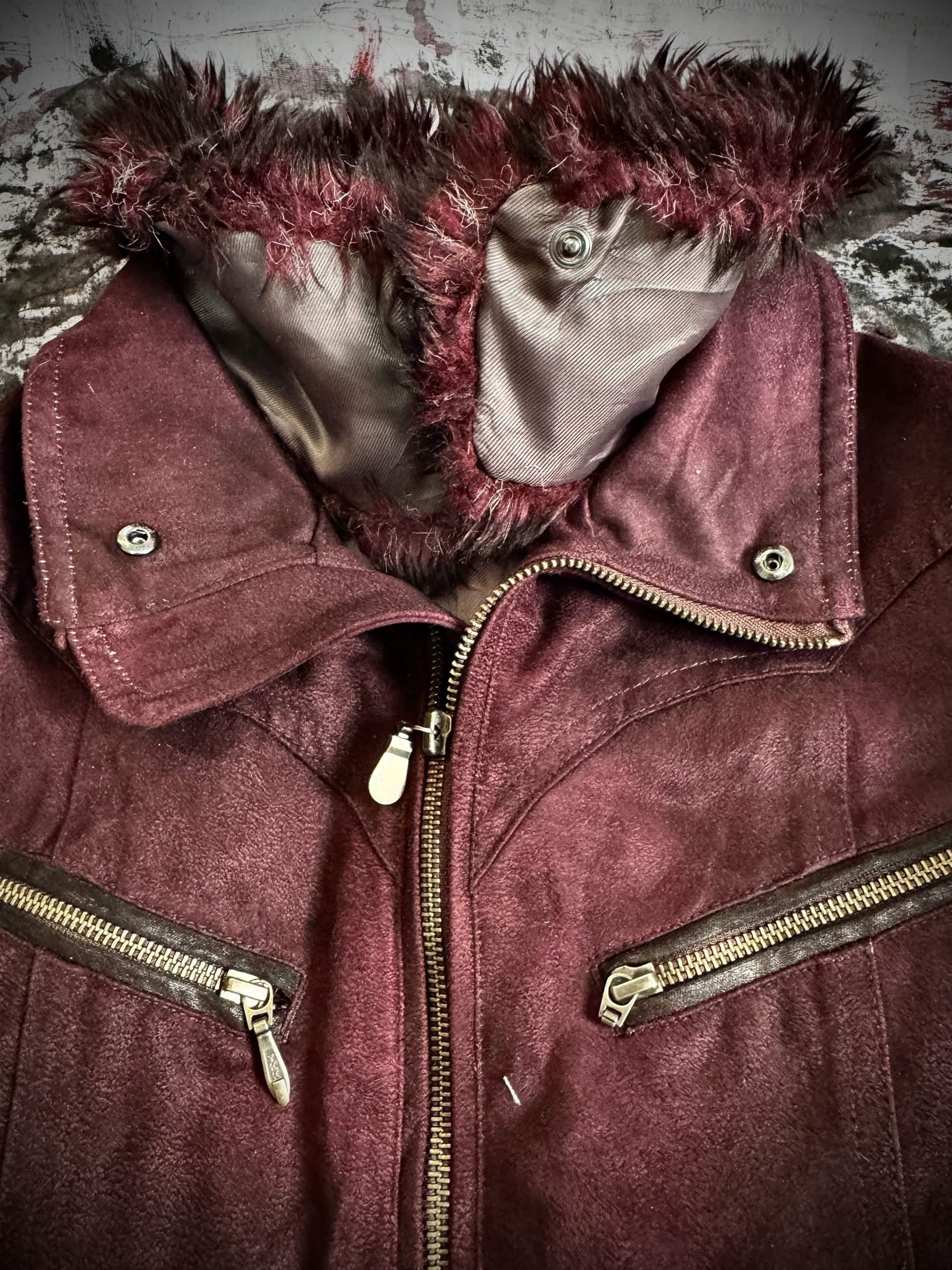 Tornado Mart Tornado mart Suede fur jacket Size US XXS / EU 40 - 7 Thumbnail