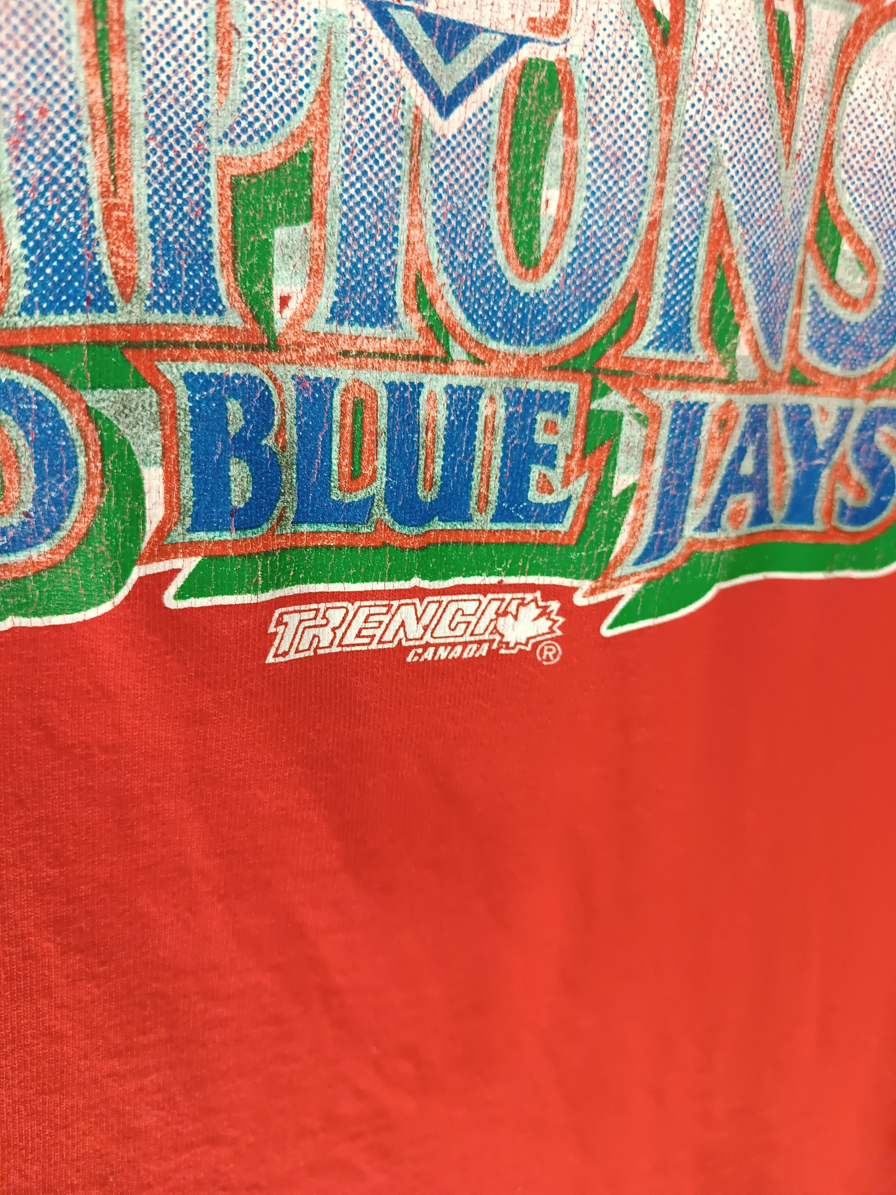 MLB VINTAGE 1992 TORONTO BLUE JAYS CHAMPION WORLD SERIES MLB NBA Size US L / EU 52-54 / 3 - 11 Thumbnail
