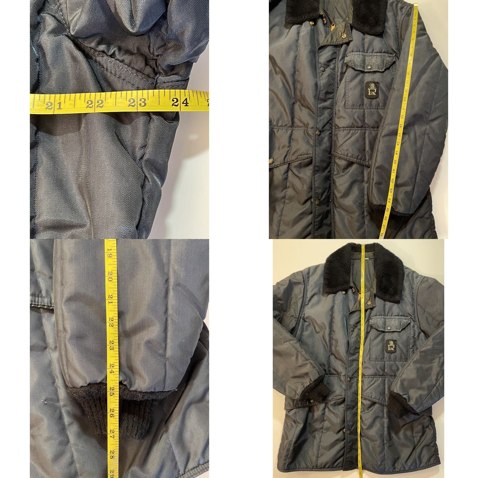 Refrigiwear VINTAGE RefrigiWear Mens Jacket Parka Quilted Insulated Winter USA Skiing 80s L Blue Nylon Nylon Zip Regular Men Size US L / EU 52-54 / 3 - 8 Thumbnail