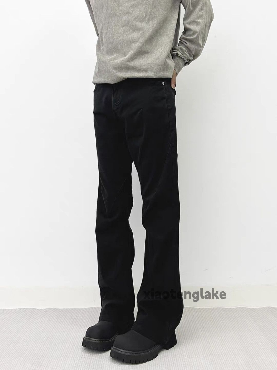 Designer × Japanese Brand × Vintage Unisex utility punk grunge bootcut flared cleanfit pants Size US 26 / EU 42 - 2 Thumbnail