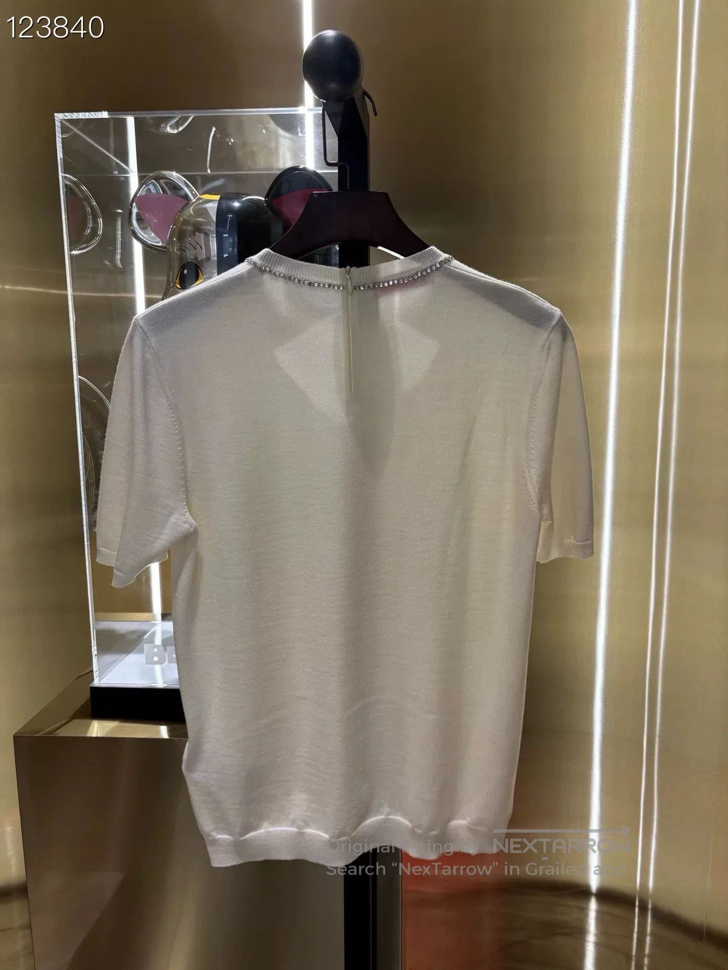 Valentino Valentino Women's Crystal Bow Knit Top. Size XL / US 12-14 / IT 48-50 - 2 Thumbnail