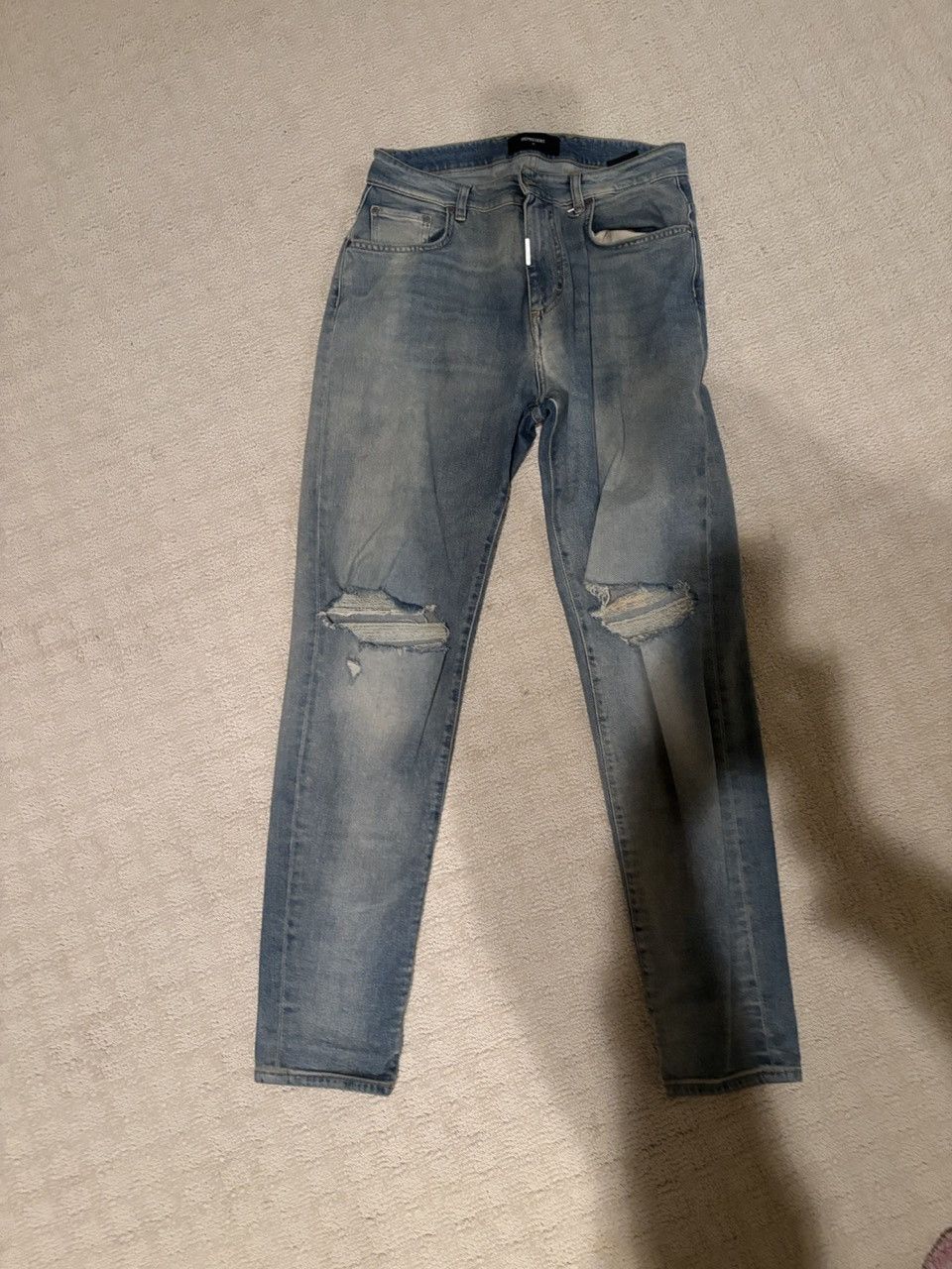 Represent Clo. Represent Destroyer Denim - 32 Size US 32 / EU 48 - 2 Thumbnail