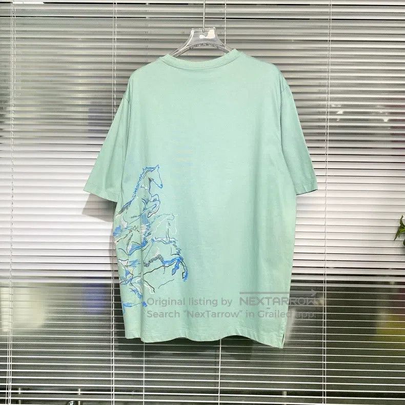 Hermes Hermes Short-sleeve T-shirt, galloping horse silhouette pr Size US M / EU 48-50 / 2 - 2 Thumbnail