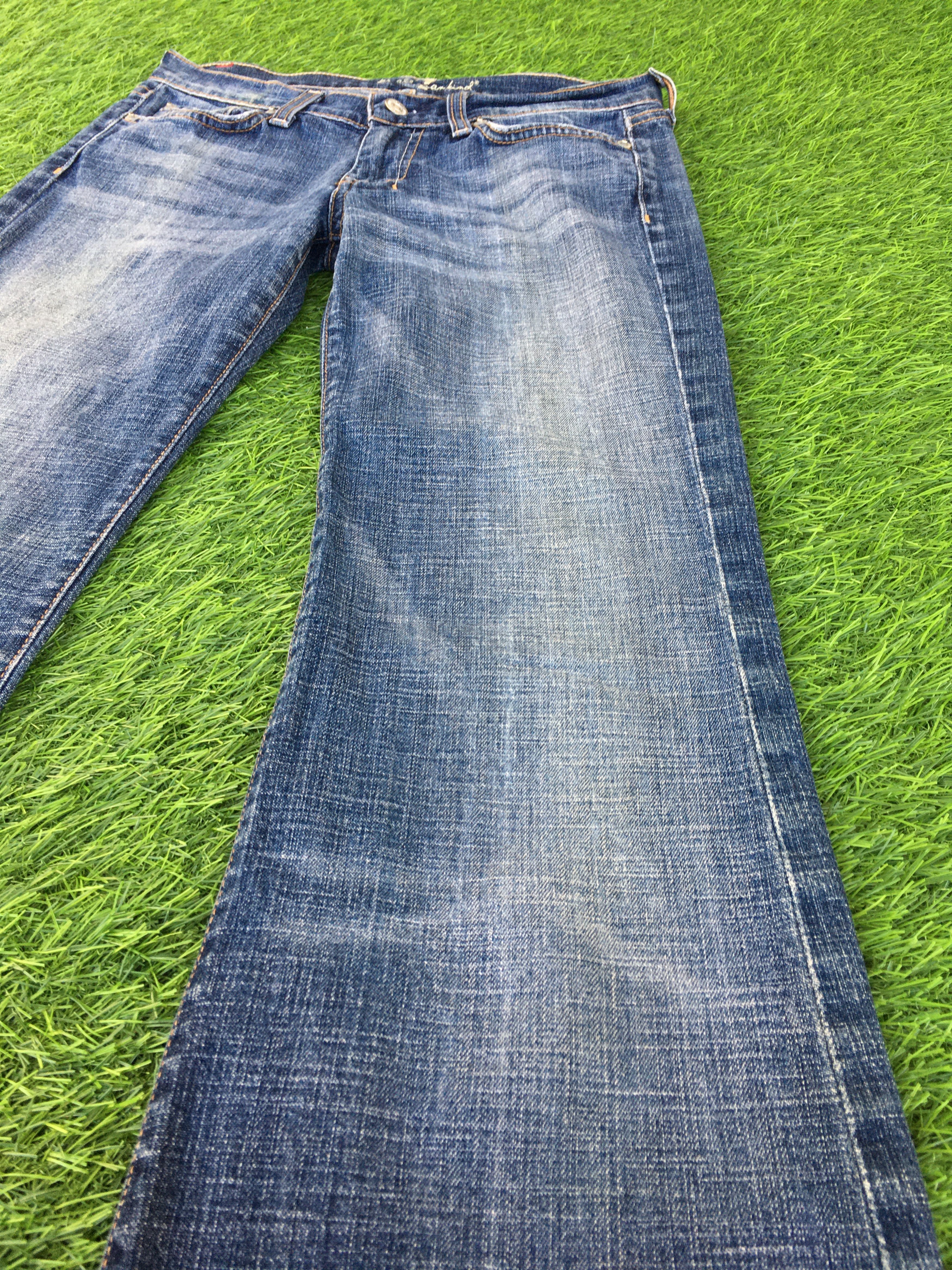 Designer Y2K Low Rise Distressed Flare Jeans D-1052 Size 26" / US 2 / IT 38 - 6 Thumbnail
