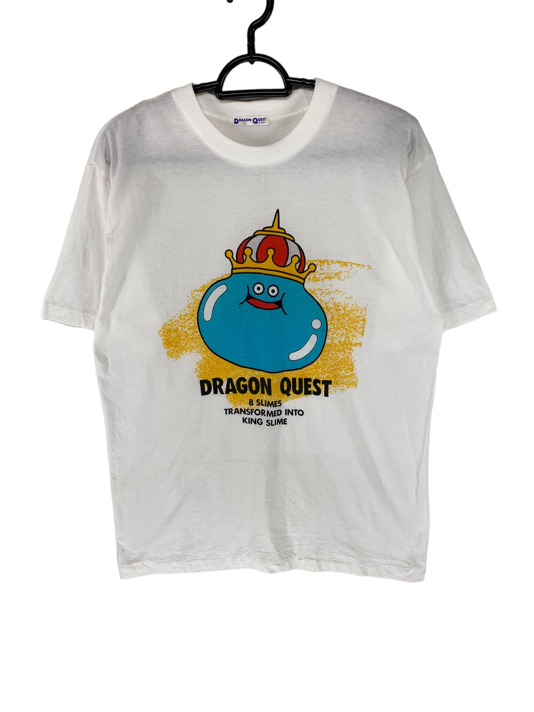 90s Dragon quest king slime square enix video games shirt