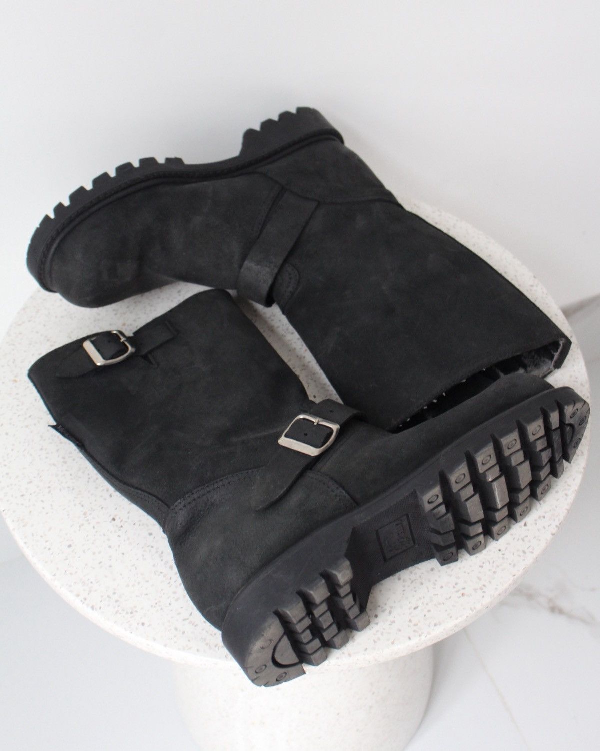 Vintage 2000S CATER JAPAN NUBUCK ENGINEER BOOTS Size US 7 / EU 40 - 9 Thumbnail