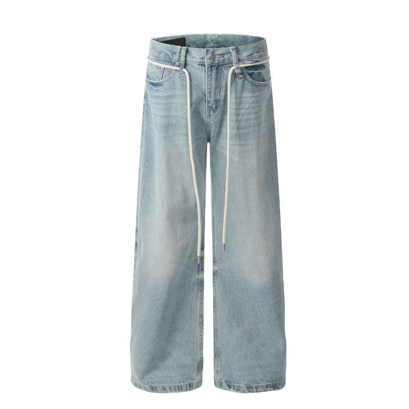 Jean American retro washed loose flared jeans Size US 32 / EU 48 - 1 Thumbnail