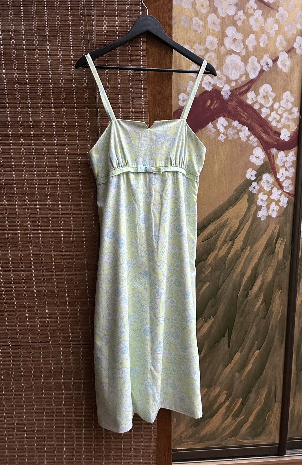 Lilly Pulitzer 60s Liza by Lilly Pulitzer Floral Sleeveless Dress Green Size S / US 4 / IT 40 - 2 Thumbnail