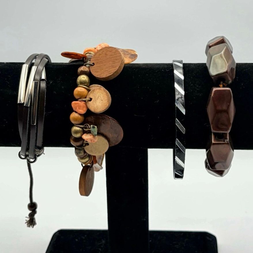 Other Brown Boho Beaded Bracelet Bundle Size ONE SIZE - 2 Thumbnail