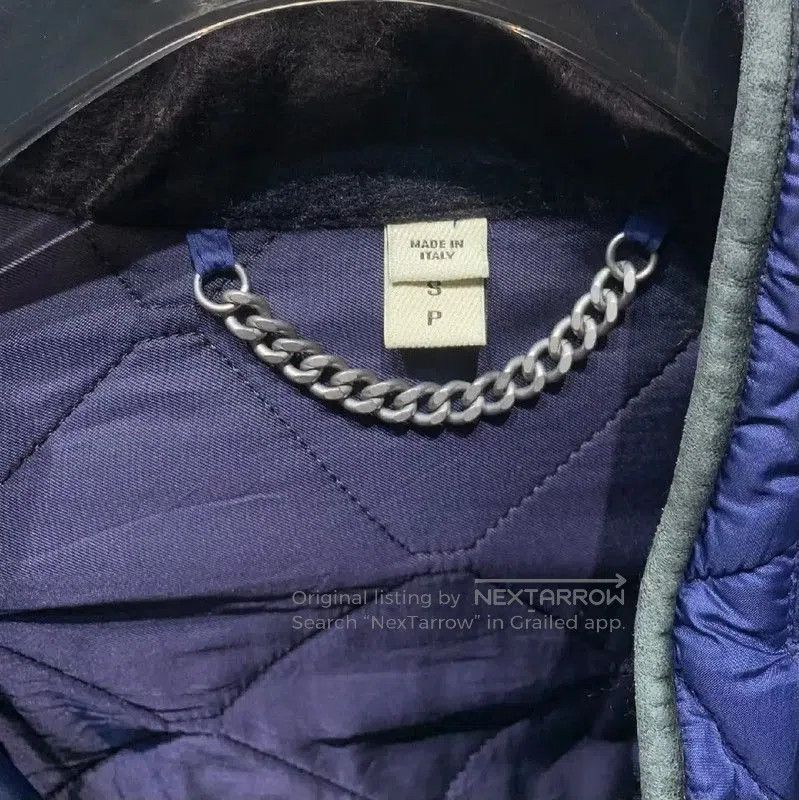 Burberry Burberry Men's Navy Quilted Down Jacket Size S. Size US S / EU 44-46 / 1 - 4 Thumbnail
