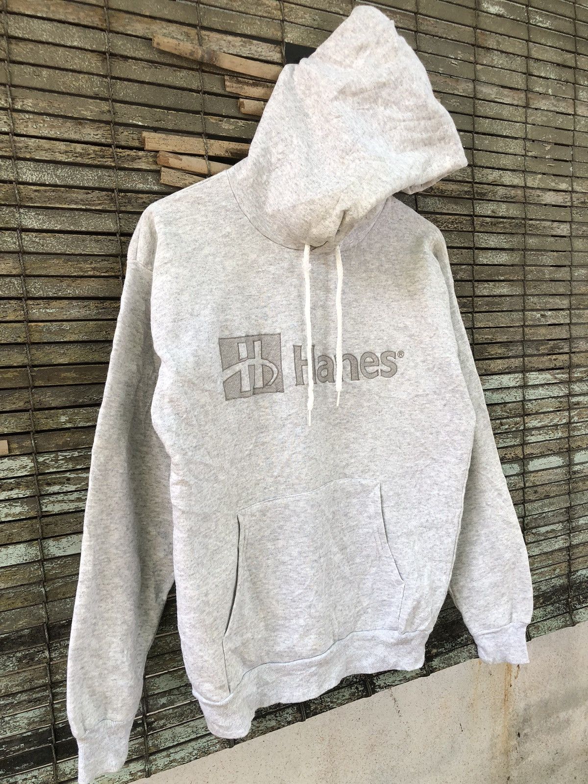 Japanese Brand × Vintage Vintage 5050 Hanes Embroidered Hoodie Sweater Size US L / EU 52-54 / 3 - 3 Thumbnail
