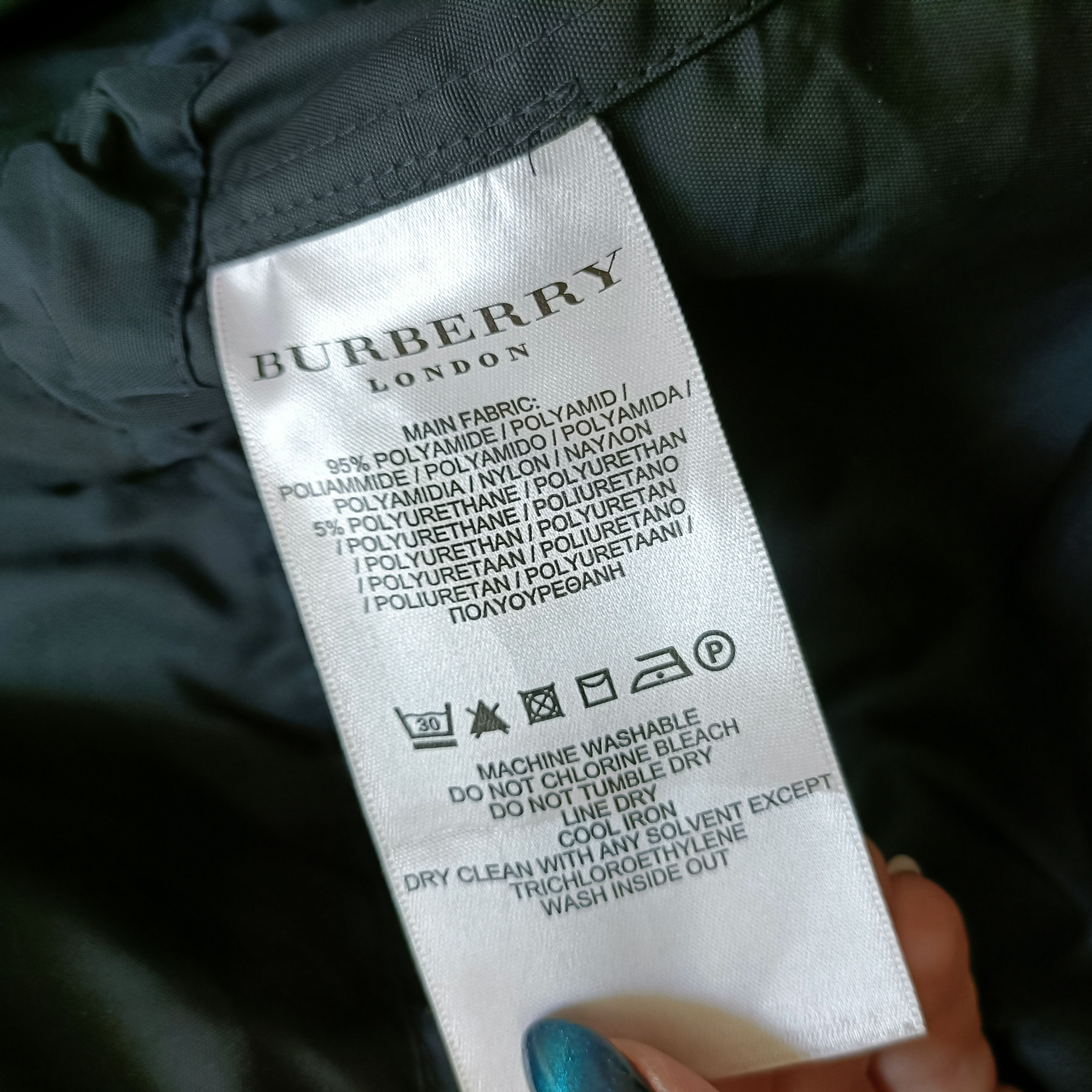 Burberry Men's Black Full Zip Hooded Coat ! Size US XL / EU 56 / 4 - 7 Thumbnail