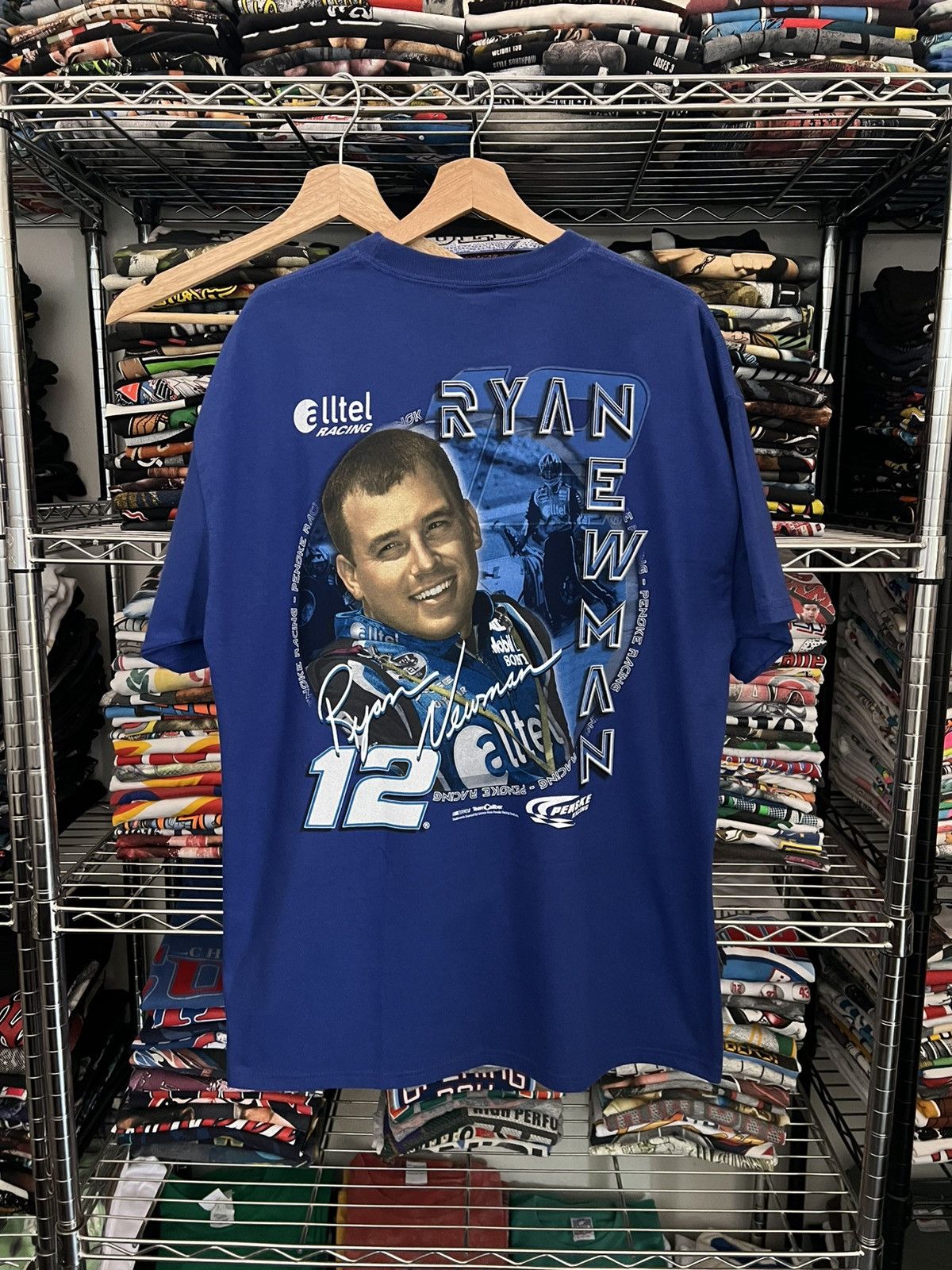 NASCAR 2000s Ryan Newman Catch the Rocket Tee Size US XL / EU 56 / 4 - 2 Thumbnail