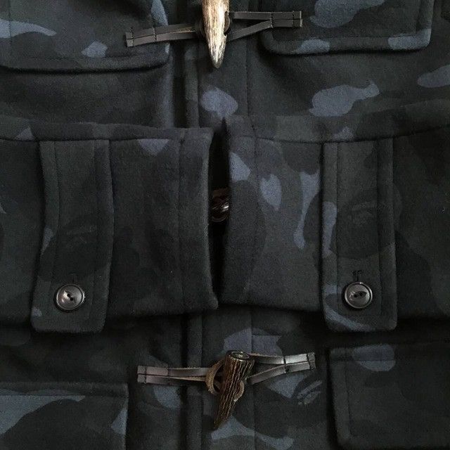 Bape × Nigo BAPE Black camo Wool Duffle Coat a bathing ape NIGO Size US S / EU 44-46 / 1 - 4 Thumbnail