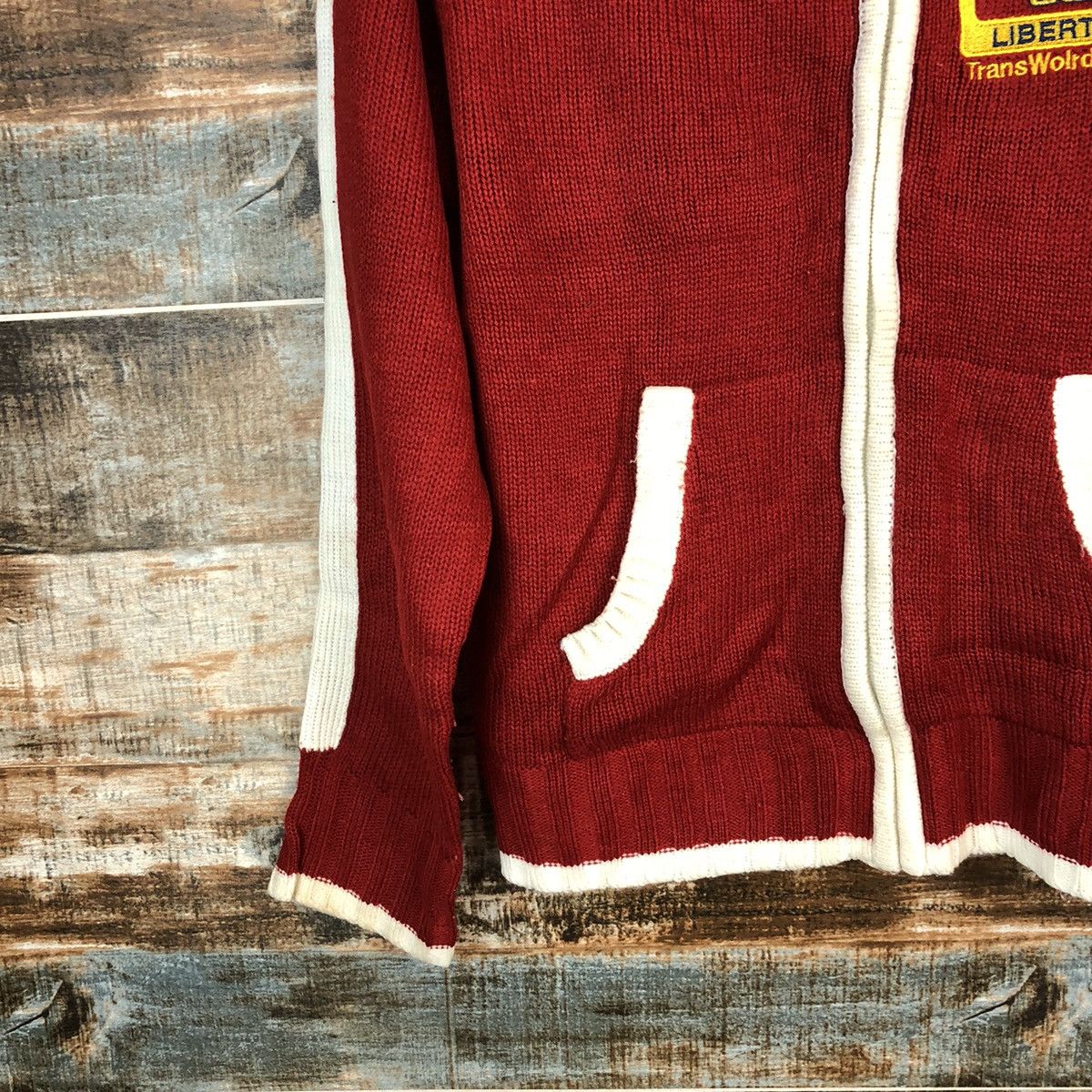 Homespun Knitwear × Japanese Brand Flaour Parfum Red Hoodi Knitwear #A1715 Size M / US 6-8 / IT 42-44 - 7 Thumbnail