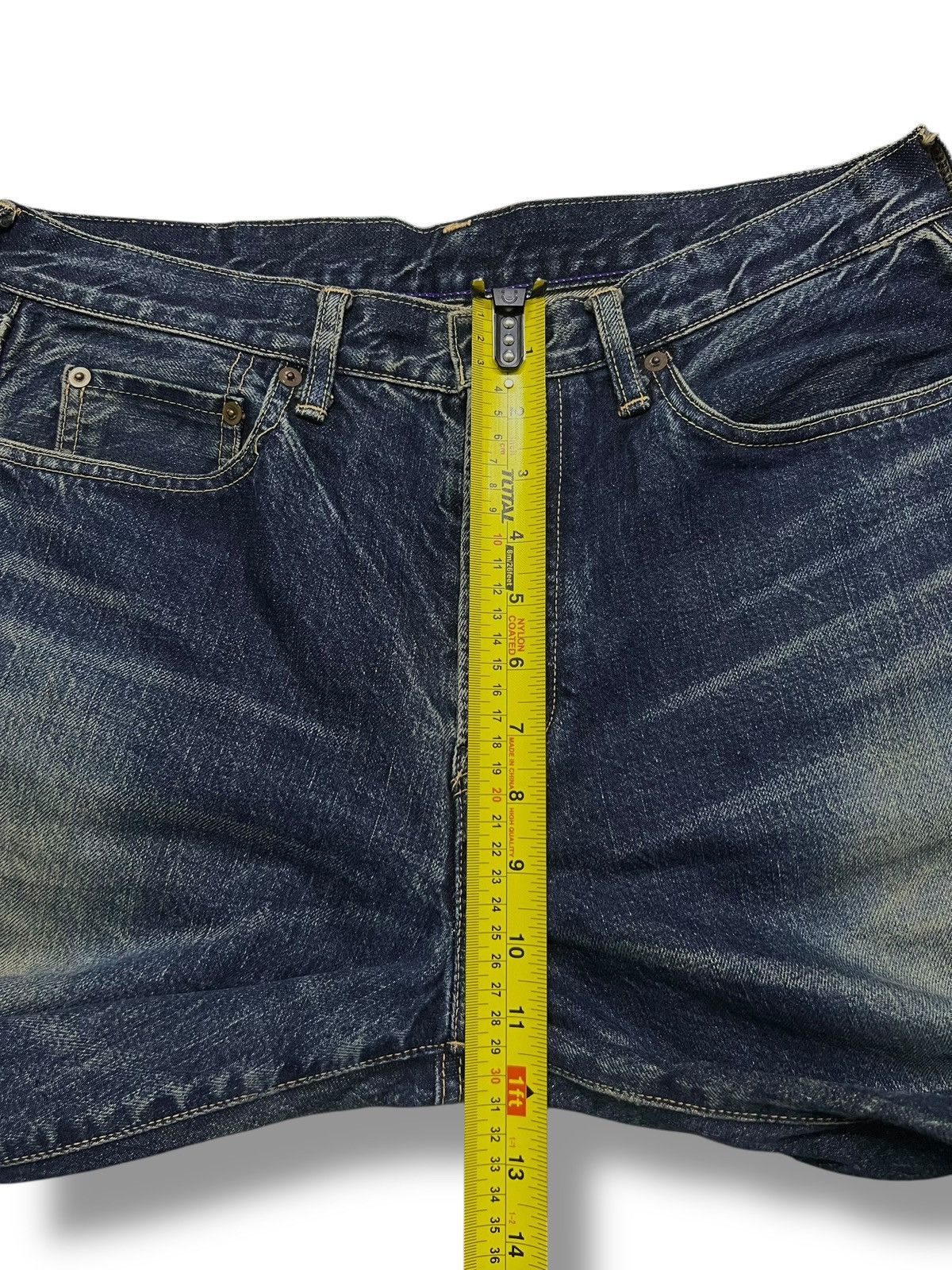Evisu Baggy Vintage 90s Japanese Selvedge Denim “Osaka-inspired” Size US 32 / EU 48 - 21 Thumbnail