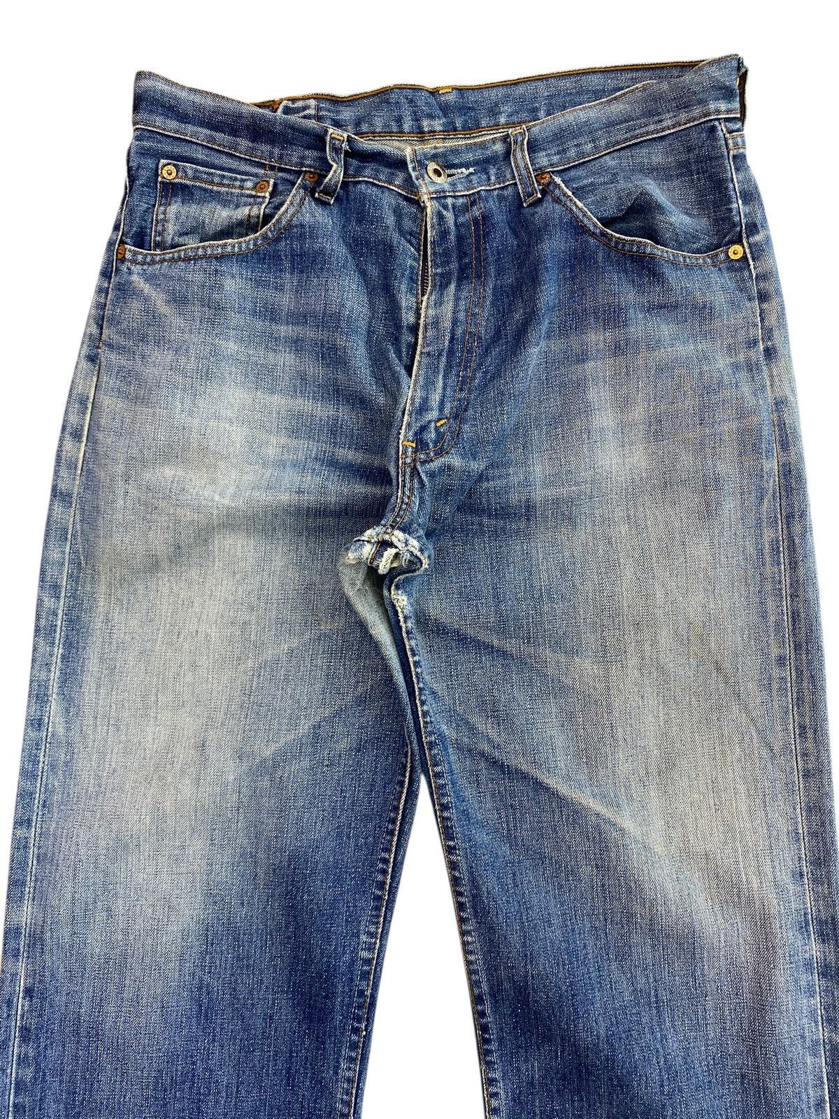 Levi's Levi’s Whiskers Faded Blue Wash Style Loose Jeans Size US 34 / EU 50 - 2 Thumbnail
