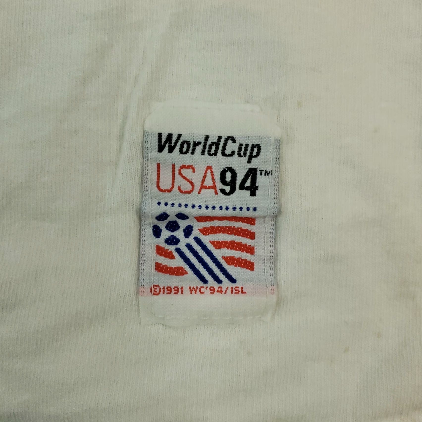 Adidas Adidas Mens Large White Performance T Shirt World Cup USA94 Size US L / EU 52-54 / 3 - 7 Thumbnail