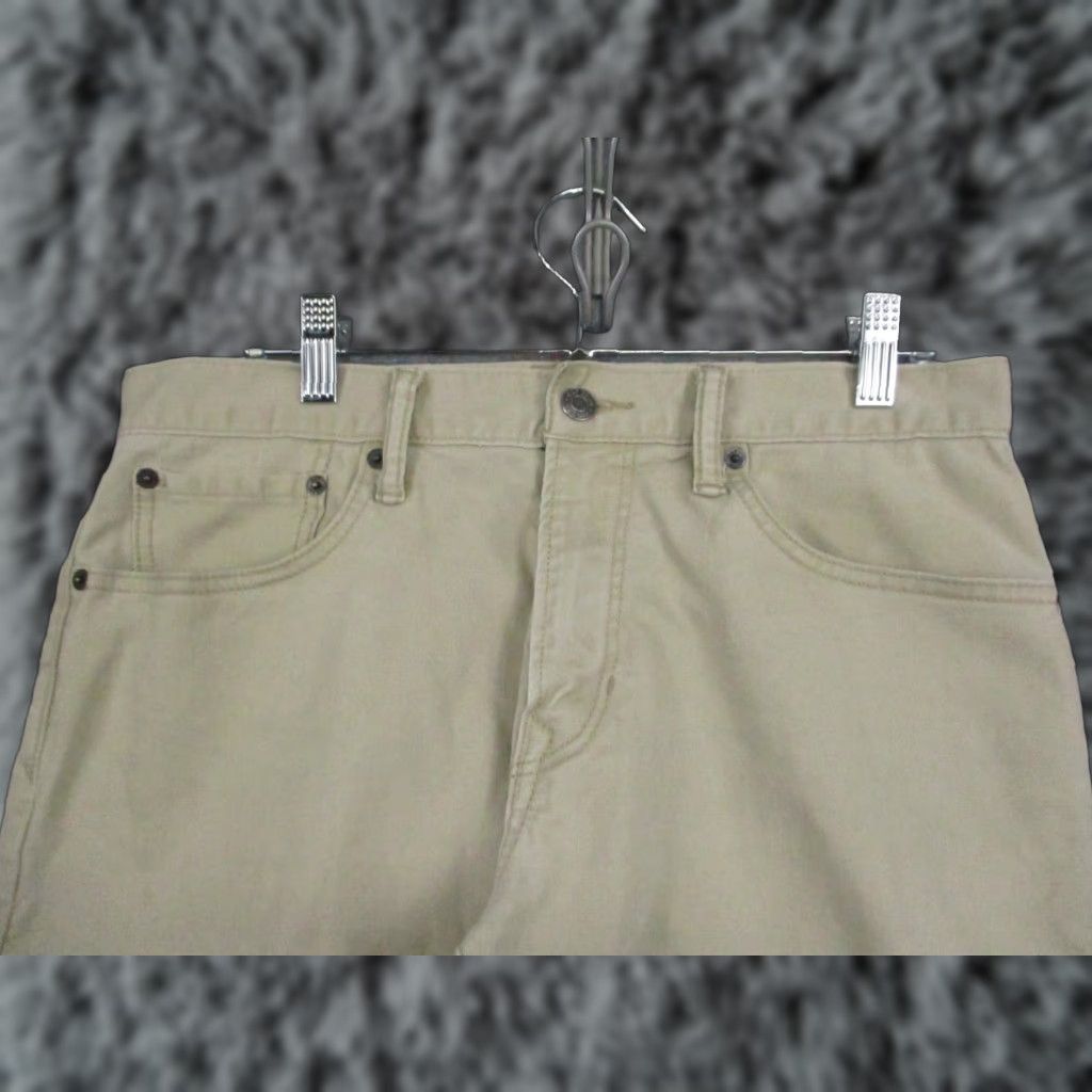 Gap VINTAGE Gap 1969 Pants Mens 30x30 Khaki Tan Chino Slim Fit Straight Leg 100% Cotton Logo Size US 30 / EU 46 - 1 Thumbnail