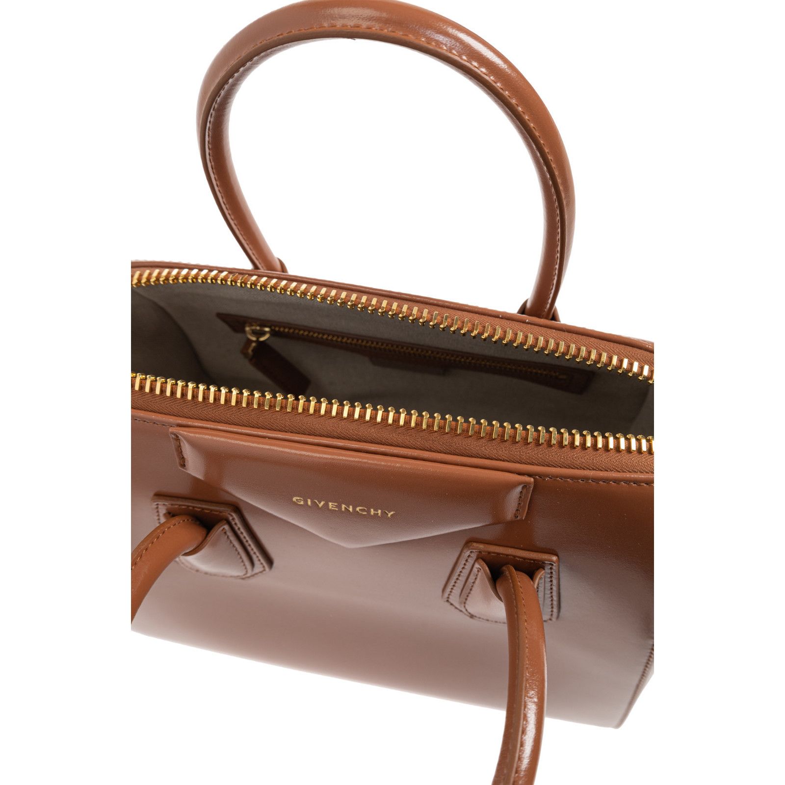Givenchy GIVENCHY Antigona Small Brown Top Handle Bag New & Authentic Size ONE SIZE - 4 Thumbnail