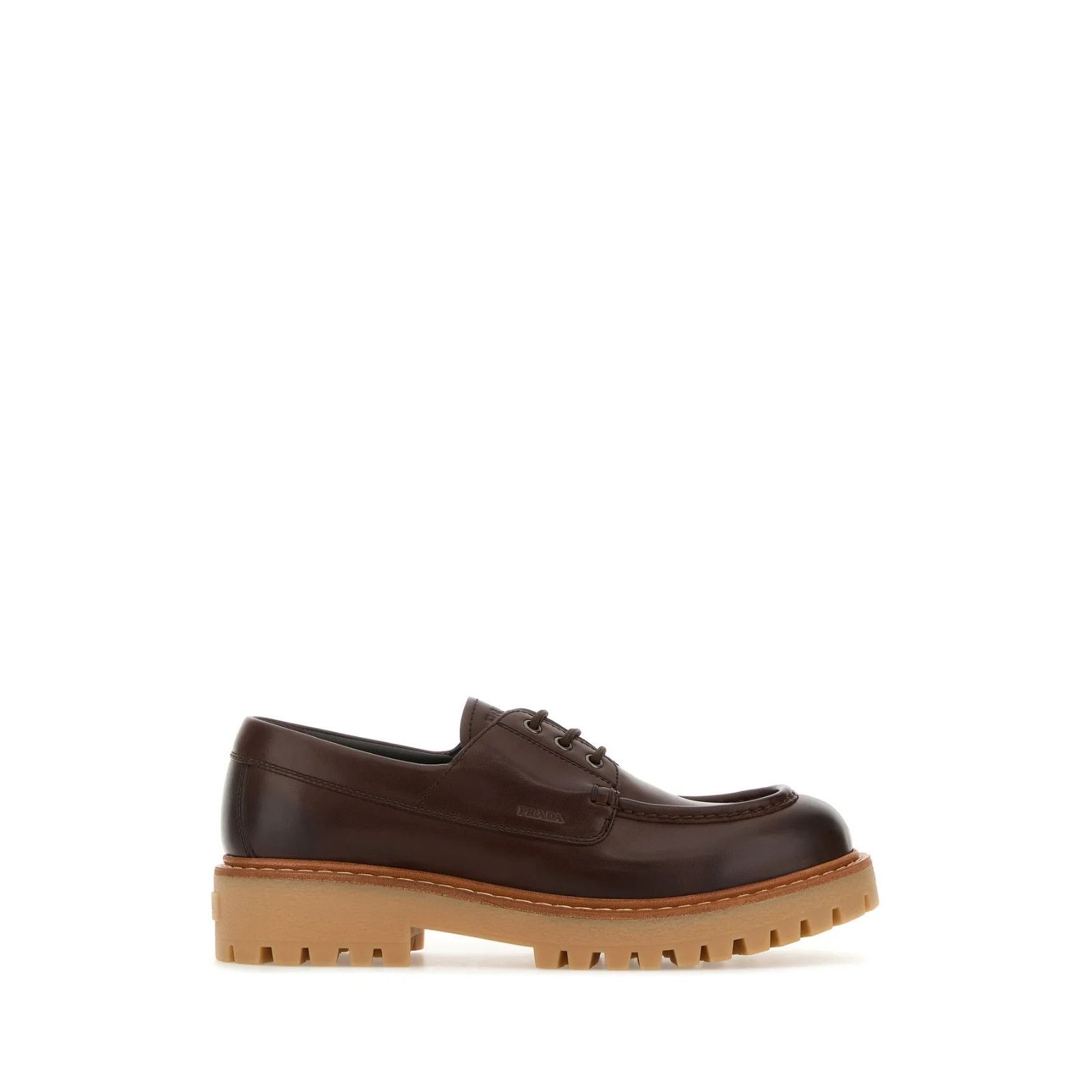 Luxury × Prada × Vintage Archive Prada Sport Lace Up Leather Shoes 