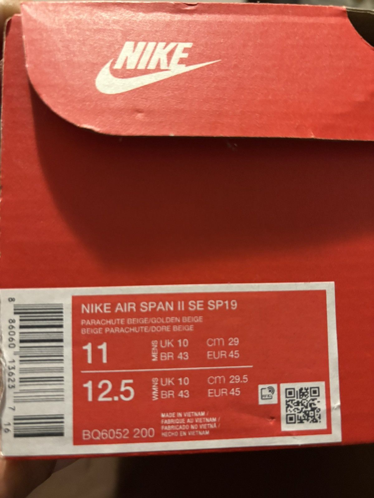 Nike Nike Air Span 2 Size US 11 / EU 44 - 2 Thumbnail