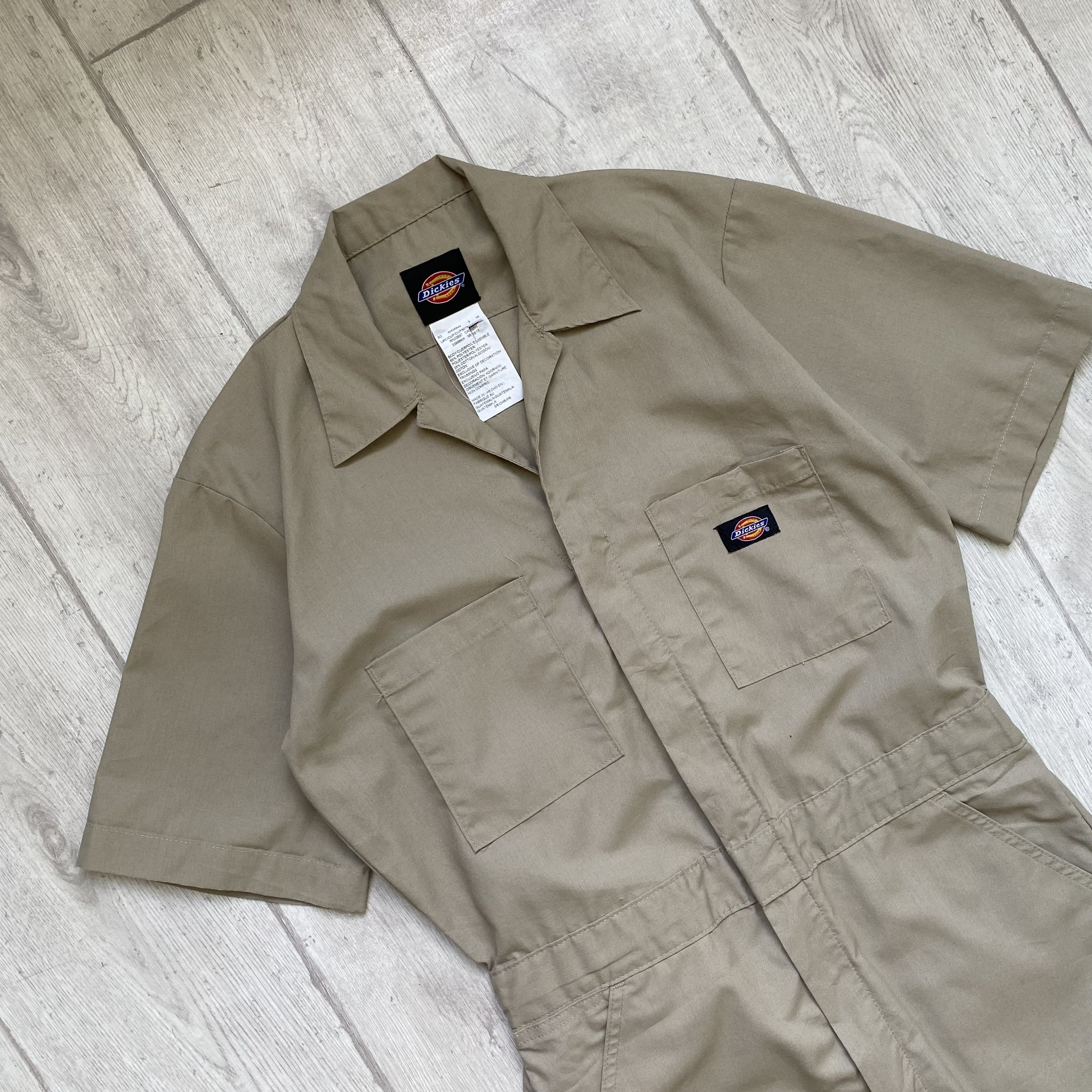 Dickies ⚒️ Vintage 00s Dickies work jumpsuit Coverall short sleeve Size US 29 - 9 Thumbnail