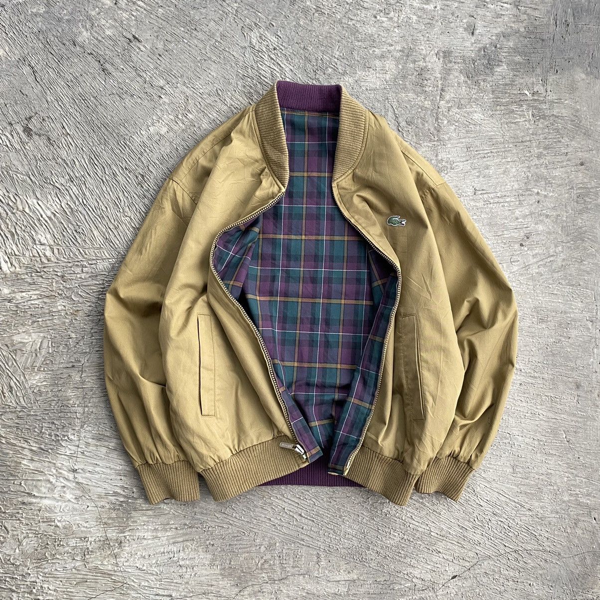 Japanese Brand × Lacoste × Vintage Vintage Chemise Lacoste Reversible Bomber Jacket Size US L / EU 52-54 / 3 - 4 Thumbnail