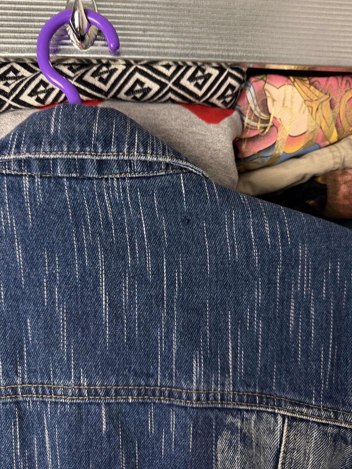 Dolce & Gabbana Dolce & Gabbana Big Logo Denim Y2K Jacket Size S / US 4 / IT 40 - 10 Thumbnail