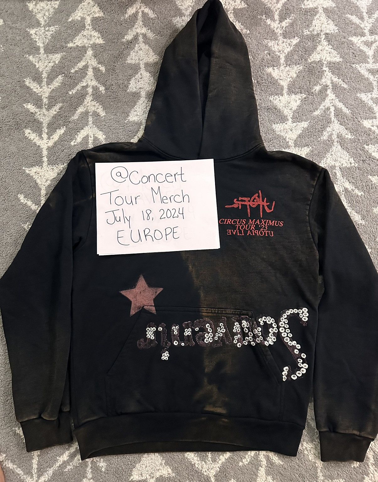 Travis Scott London Exclusive Travis Scott Circus Maximus Utopia Hoodie Size US M / EU 48-50 / 2 - 2 Thumbnail
