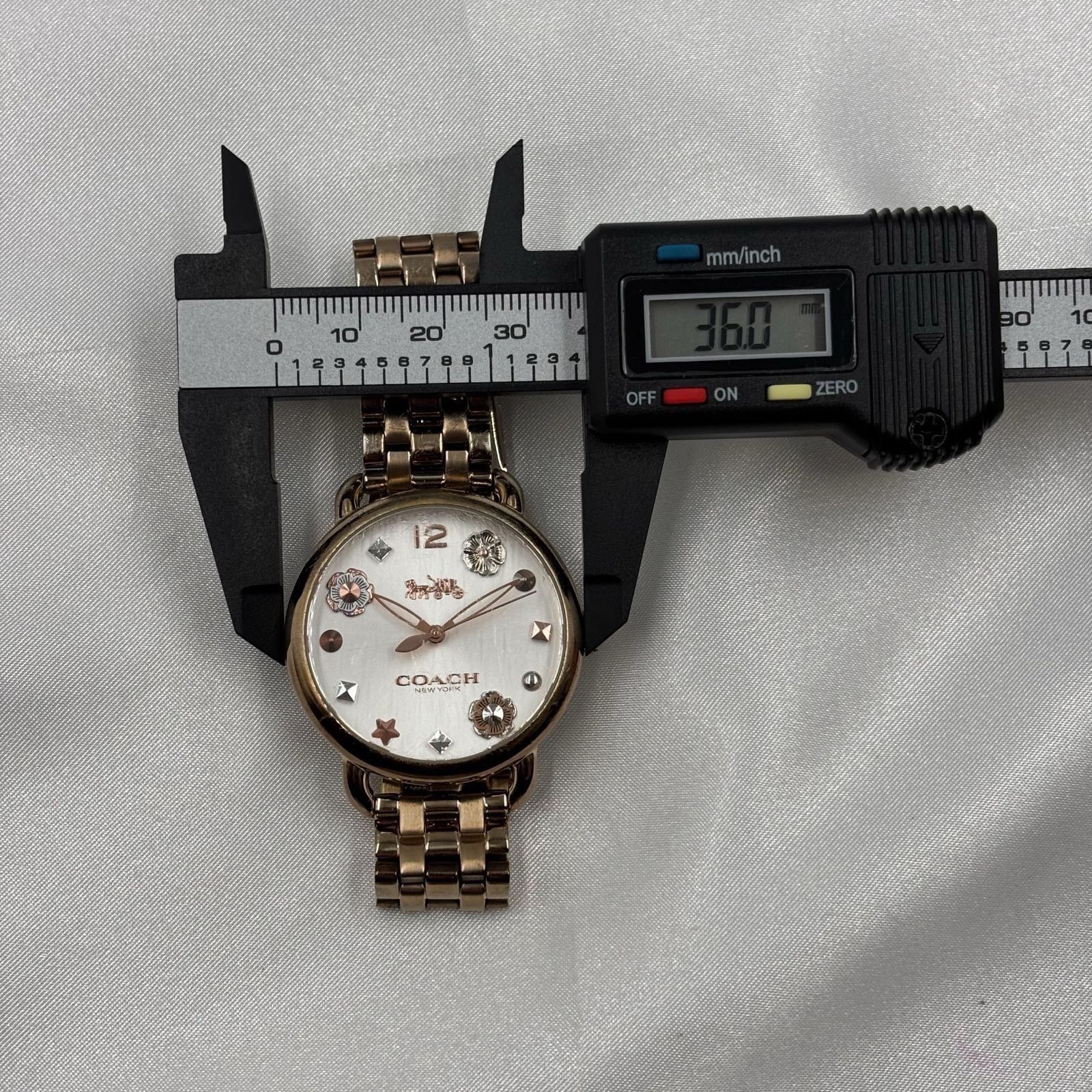 Coach Coach Tea Rose Floral Dial Rose Gold Watch 36mm Size ONE SIZE - 5 Thumbnail