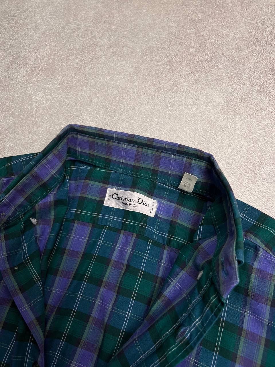 Christian Dior Monsieur Vintage Christian Dior Checkered Archival Shirt M Size US M / EU 48-50 / 2 - 4 Thumbnail