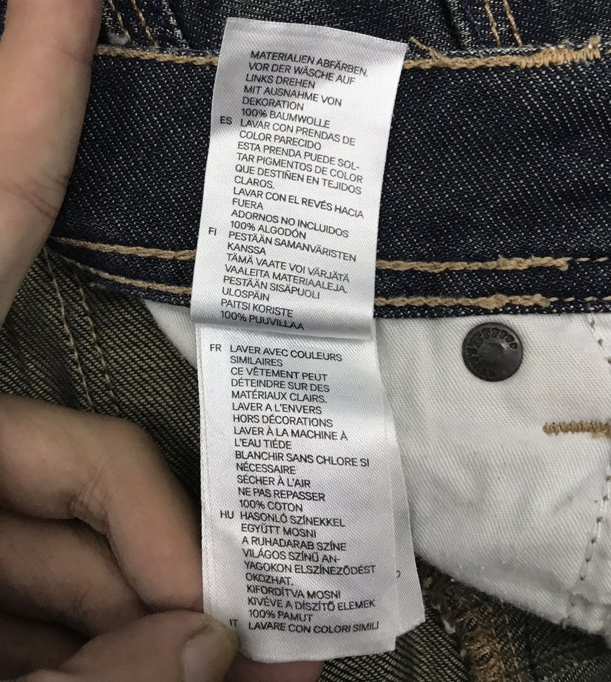 H&M × Vintage H&M FIT Bragg Denim Pants Size US 32 / EU 48 - 19 Thumbnail