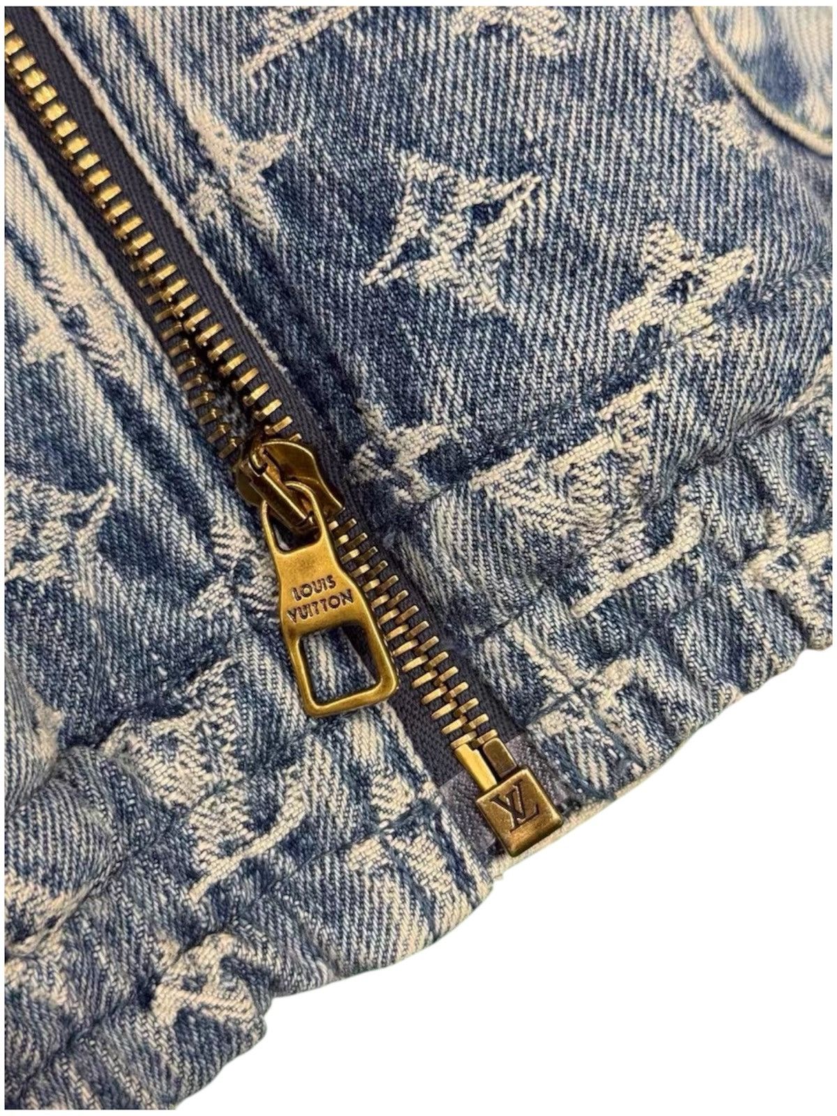 Louis Vuitton × Nigo Louis Vuitton X Nigo 50 Monogr Patchwork Denim hoodie Jacket Size US M / EU 48-50 / 2 - 5 Thumbnail