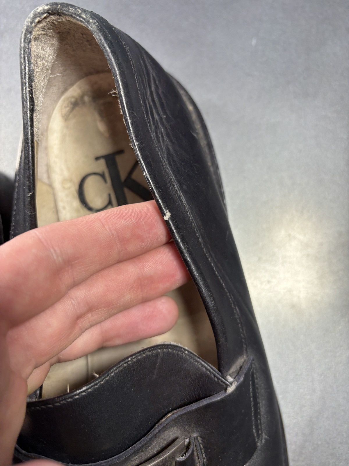 Calvin Klein Vintage Calvin Klein Loafers 1990s CK Made in Italy Leather Size US 9 / EU 42 - 12 Thumbnail