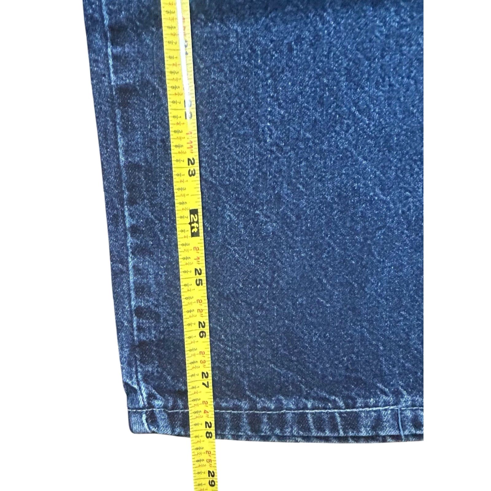 Wrangler VINTAGE Wrangler Hero Industrial Wear Dark Blue Denim Jeans Women Sz 16 Wrangler Cowboy Cut 5-Pocket Regular Inseam 28" Size 38" / US 16 / IT 52 - 6 Thumbnail