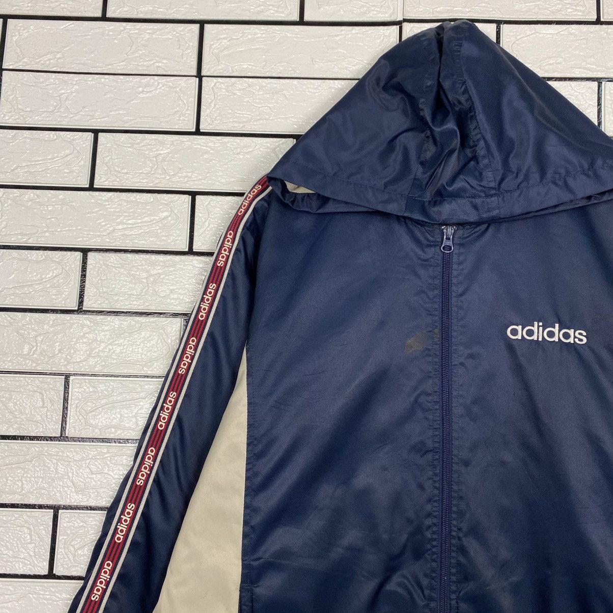 Adidas 📌Vintage Coach Long Jacket Adidas Big Logo Blanket Size US L / EU 52-54 / 3 - 8 Thumbnail
