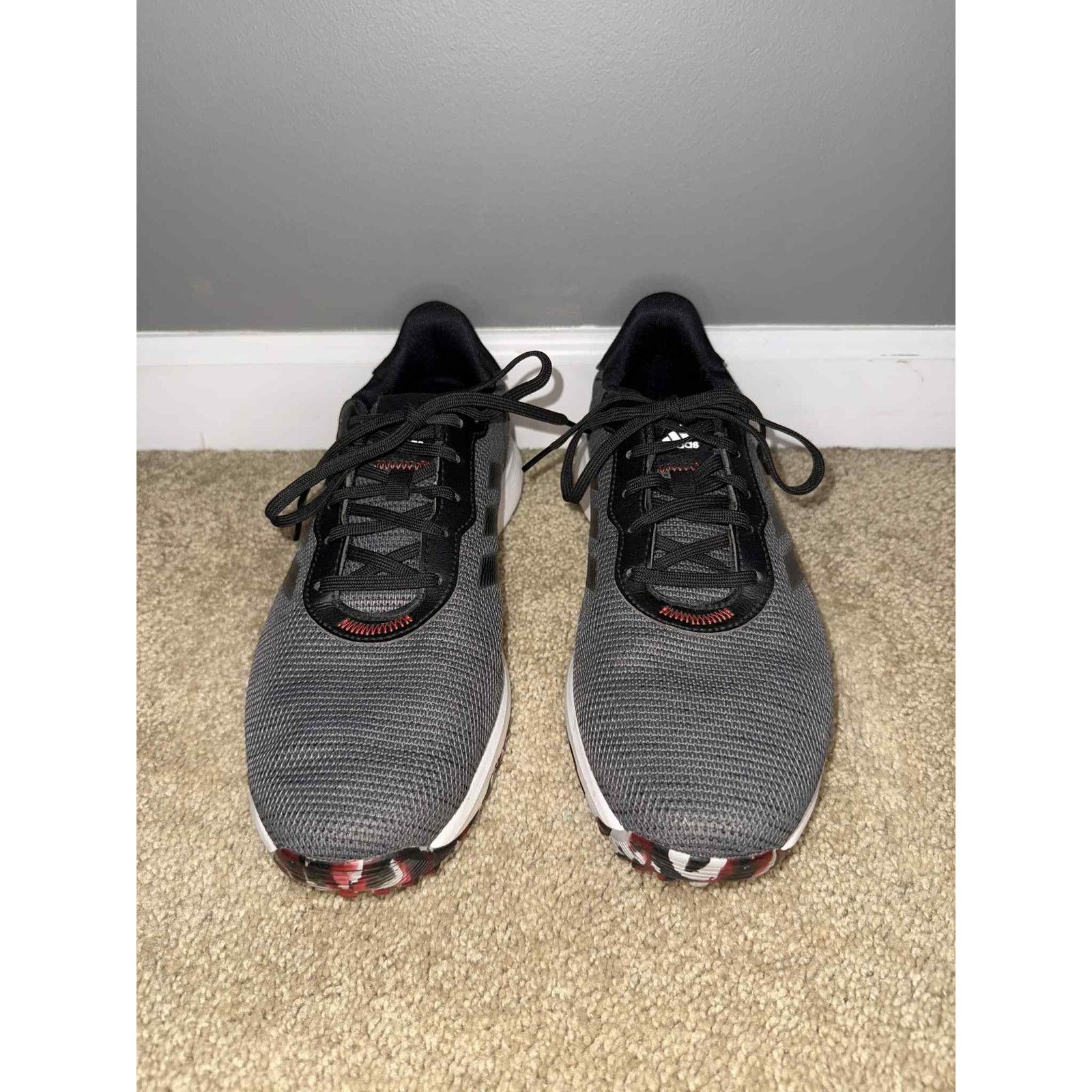 Adidas Adidas S2G Spikeless Golf Sneaker Shoes Grey Scarlet Men 9.5 Size US 9.5 / EU 42-43 - 5 Thumbnail