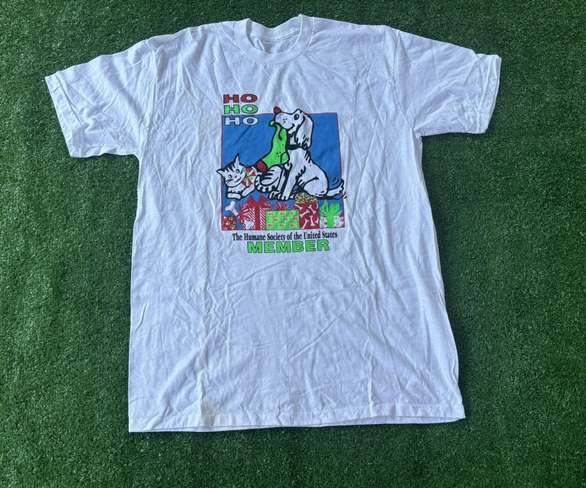 Vintage Animal Humane Tee Size US XL / EU 56 / 4 - 1 Thumbnail