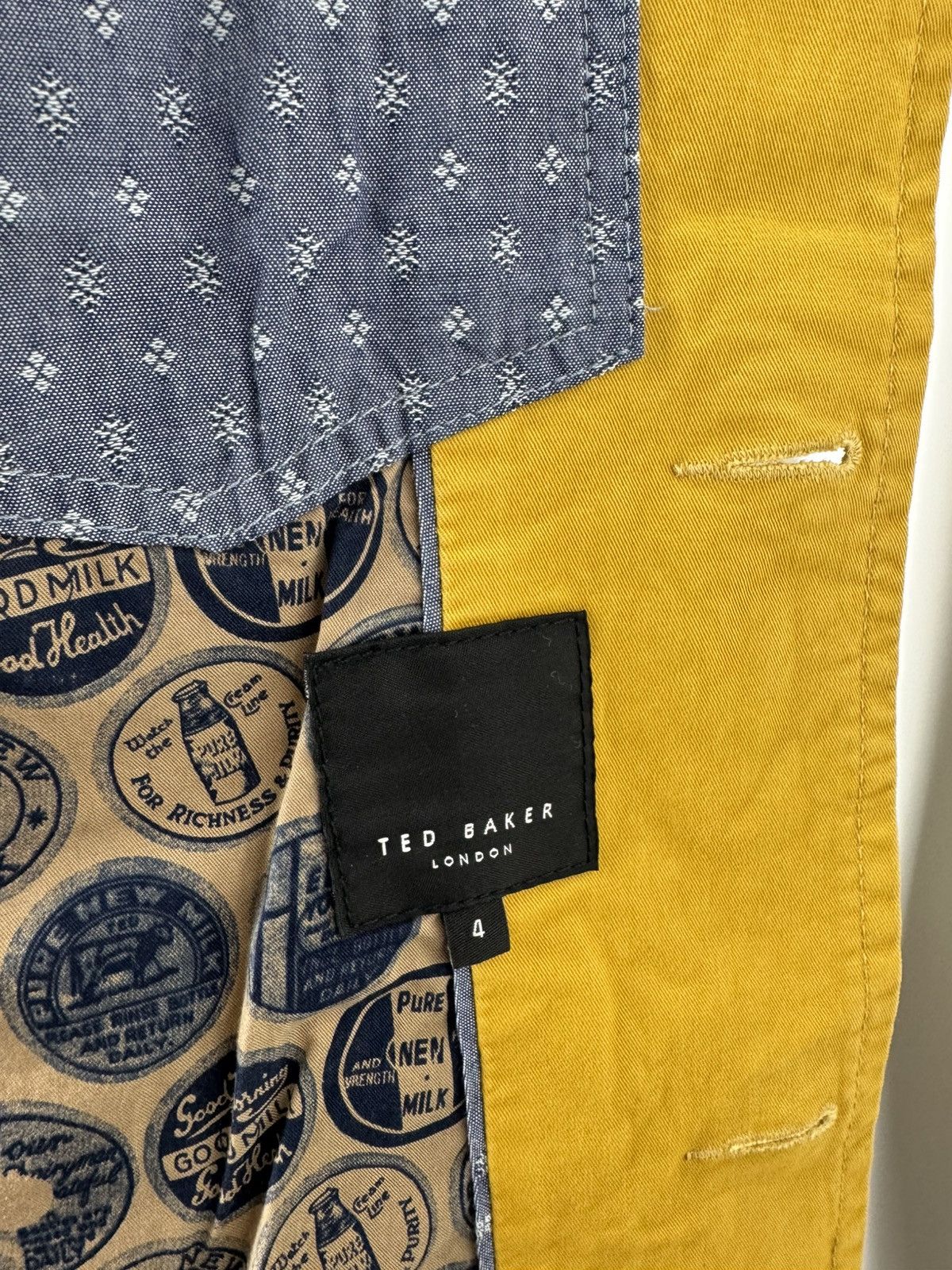 Ted Baker Men’s Ted Baker London Jacket size 4 Size US L / EU 52-54 / 3 - 8 Thumbnail