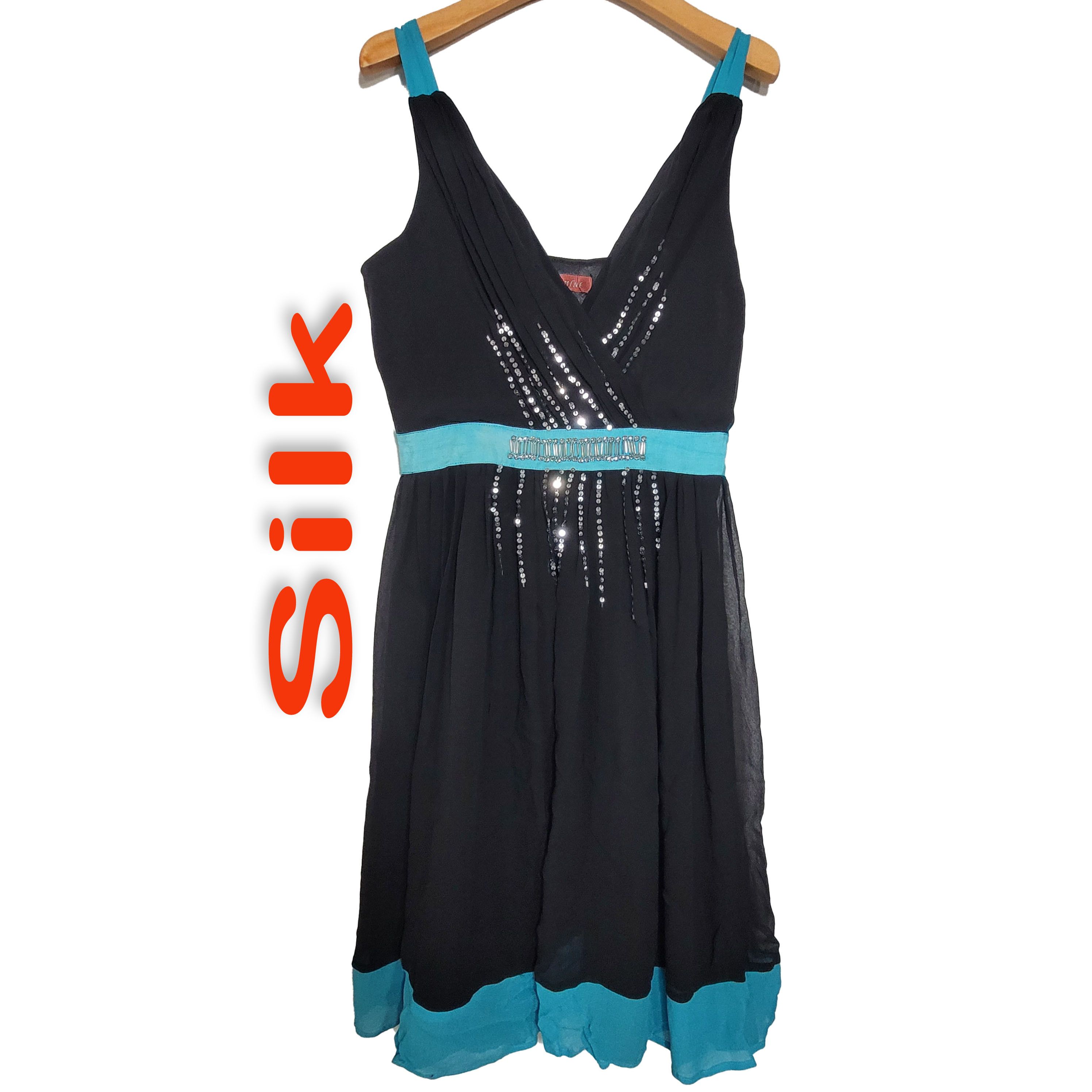 Other Women's Silk Size XS Sleeveless Strap Slip Dress SCK350 Size XS / US 0-2 / IT 36-38 - 1 Thumbnail