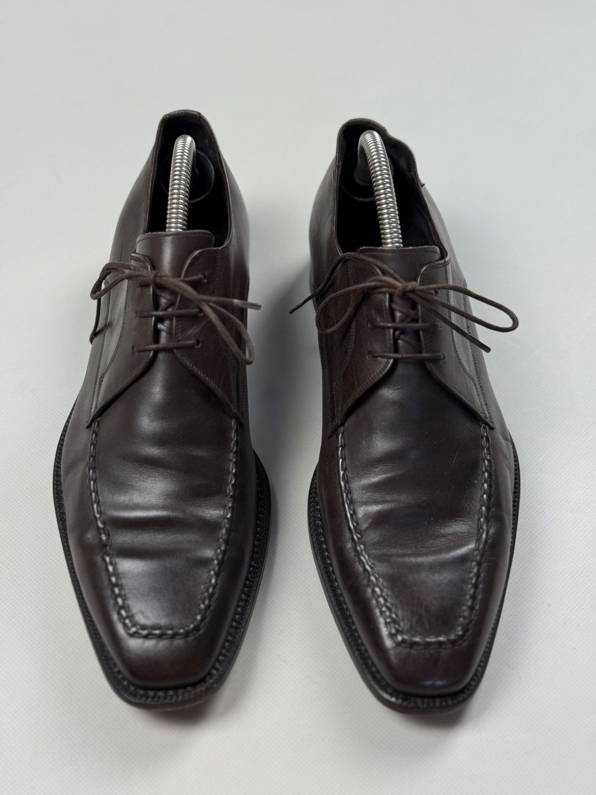 Allen Edmonds Seven Cerritos Leather Dress Square Toe Lace Up Shoes Size US 8.5 / EU 41-42 - 7 Thumbnail