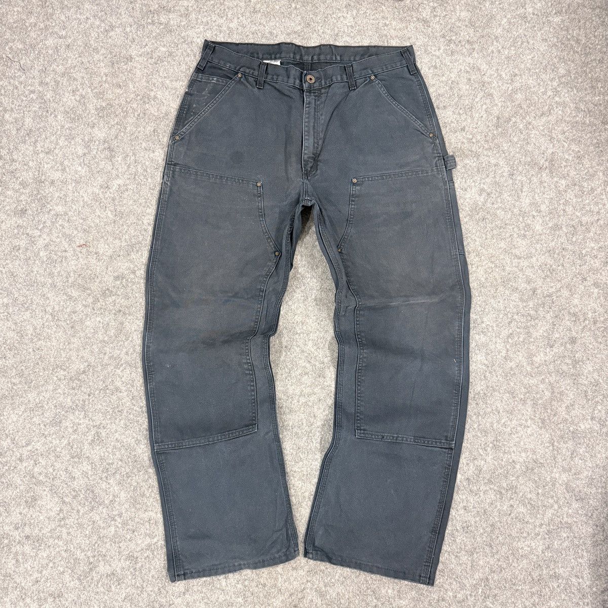 Carhartt Vintage Carhartt EB136 BLK Double Knee Denim Size US 38 / EU 54 - 1 Thumbnail